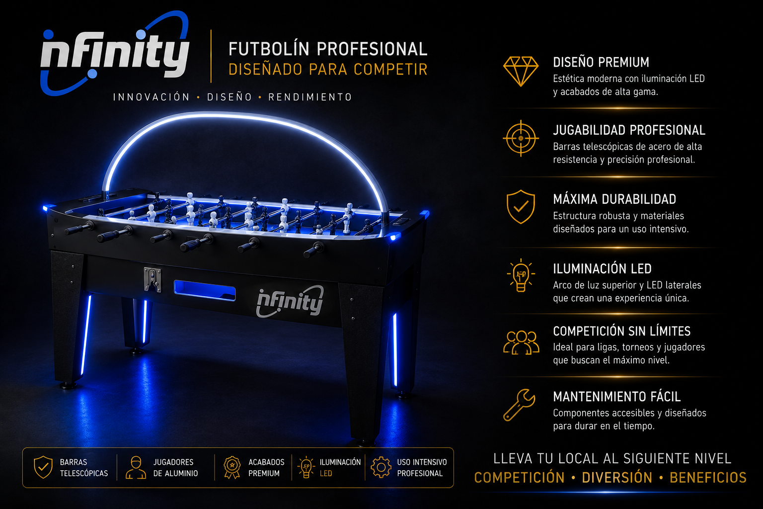 Futbolín Infinity